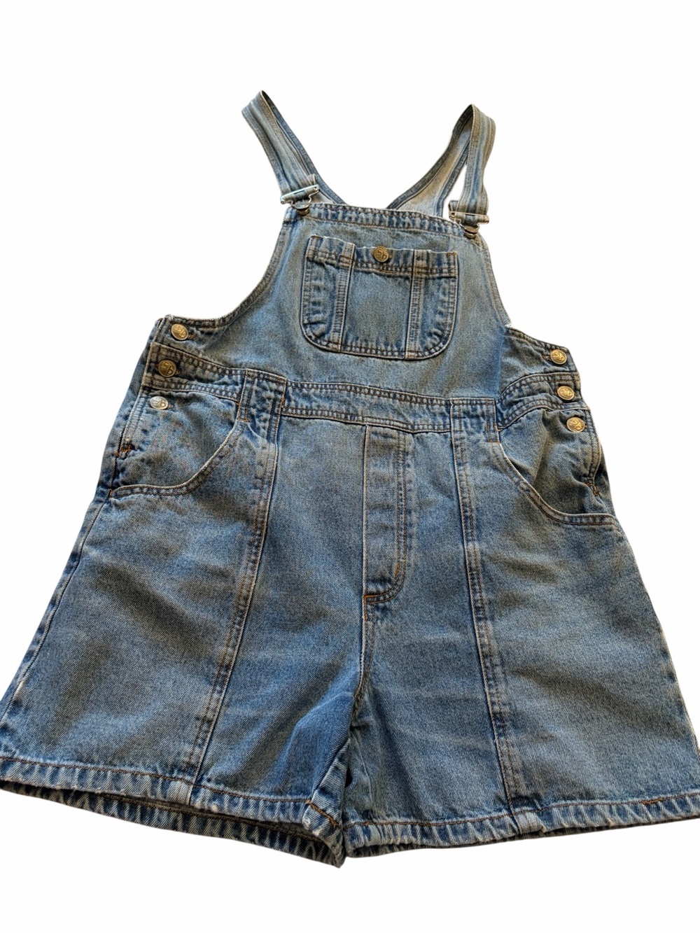Santa Barbara Denim Short Overalls-100% Cotton- Size Small